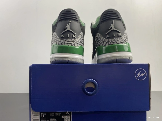 1st Kicks Shoes 3 Green CT8532-030 Air Pine Jordan 0801